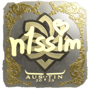 Sticker | n1ssim (Gold) | Austin 2025