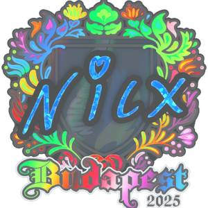 Sticker | nicx (Holo) | Budapest 2025