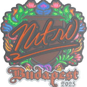 Sticker | nitr0 (Embroidered) | Budapest 2025