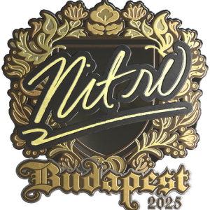 Sticker | nitr0 (Gold) | Budapest 2025