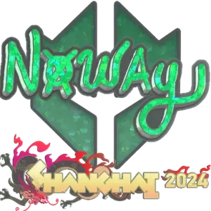Sticker | noway (Glitter) | Shanghai 2024
