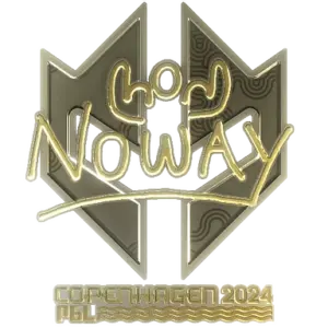 Sticker | noway (Gold) | Copenhagen 2024