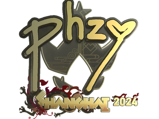 Sticker | phzy (Gold) | Shanghai 2024