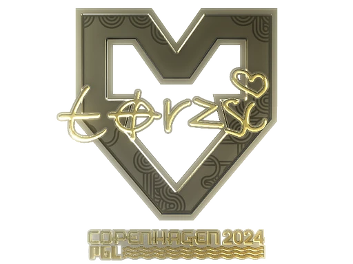 Sticker | torzsi (Gold) | Copenhagen 2024