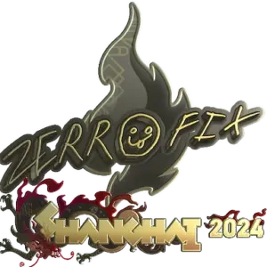 Sticker | zeRRoFIX (Gold) | Shanghai 2024