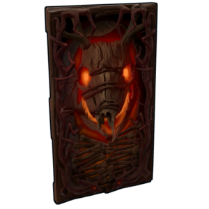 Wild Hunt Wooden Door