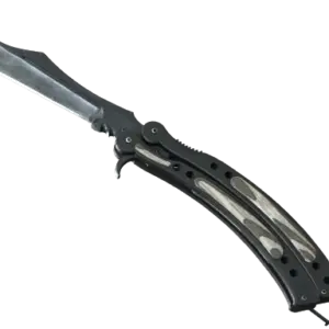 ★ Butterfly Knife | Black Laminate (Factory New)