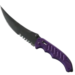 ★ StatTrak™ Flip Knife | Ultraviolet (Well-Worn)