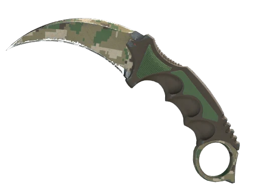 ★ StatTrak™ Karambit | Forest DDPAT (Well-Worn)