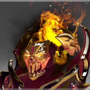 Autographed Golden Mantle of Grim Facade