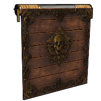 Cursed Pirate Garage Door