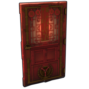 Lunar Horse Fortune Wooden Door