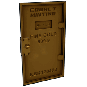 Minted Gold Armored Door