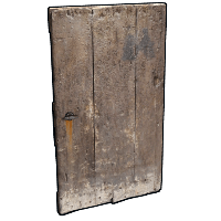 Old Heavy Wooden Door