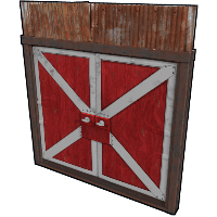 Red Barn Double Door