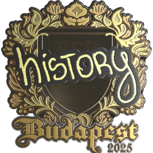 Sticker | History (Gold) | Budapest 2025