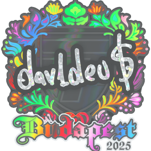 Sticker | dav1deuS (Holo) | Budapest 2025