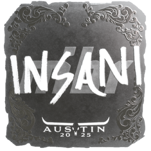Sticker | insani (Foil) | Austin 2025