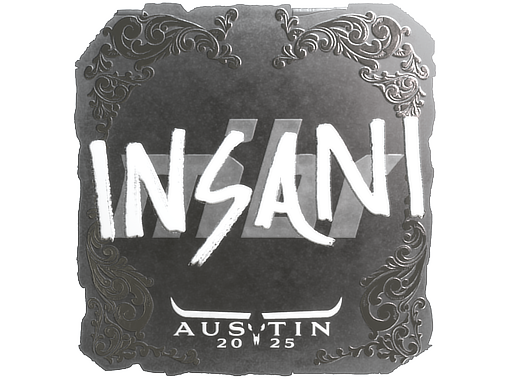 Sticker | insani (Foil) | Austin 2025