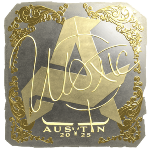 Sticker | woxic (Gold) | Austin 2025
