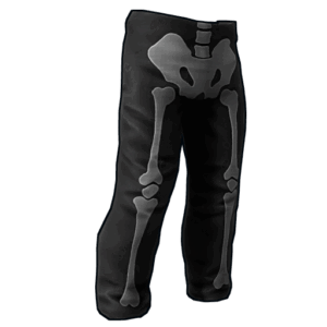 Skeleton Costume Burlap Pants