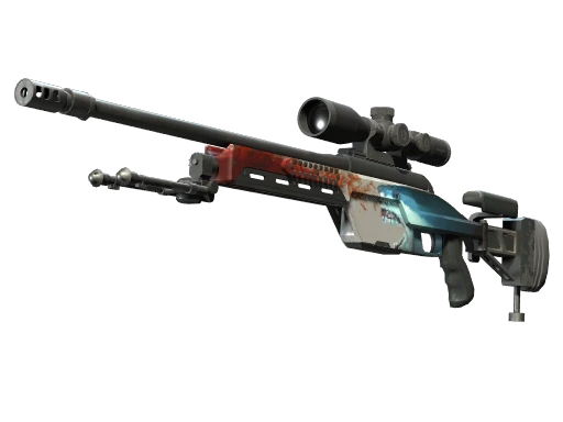 StatTrak™ SSG 08 | Blood in the Water (Factory New)