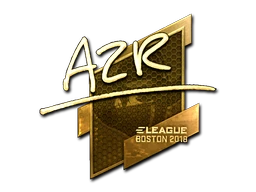 Sticker | AZR (Gold) | Boston 2018