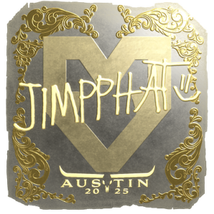 Sticker | Jimpphat (Gold) | Austin 2025