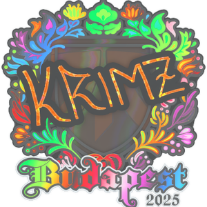 Sticker | KRIMZ (Holo) | Budapest 2025