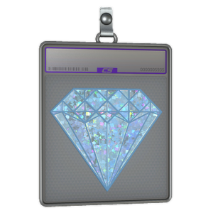 Sticker Slab | Blue Gem (Glitter)