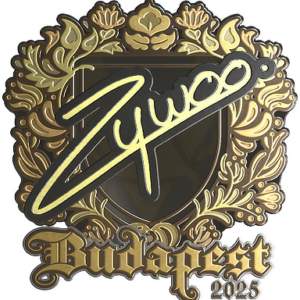 Sticker | ZywOo (Gold) | Budapest 2025