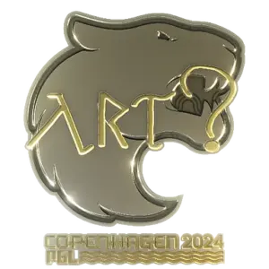 Sticker | arT (Gold) | Copenhagen 2024