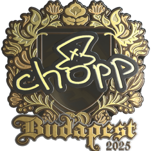 Sticker | chopper (Gold) | Budapest 2025