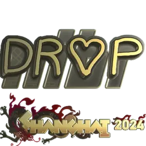 Sticker | drop (Gold) | Shanghai 2024