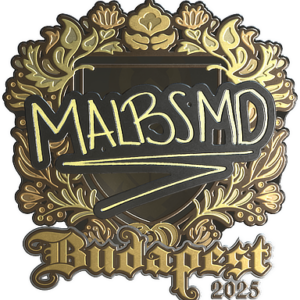 Sticker | malbsMd (Gold) | Budapest 2025