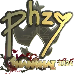 Sticker | phzy (Gold) | Shanghai 2024