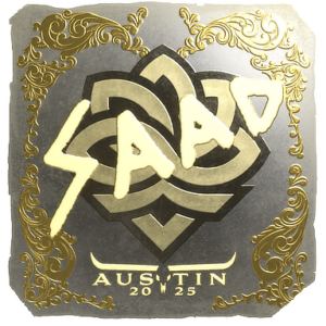 Sticker | saadzin (Gold) | Austin 2025