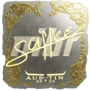 Sticker | saffee (Gold) | Austin 2025
