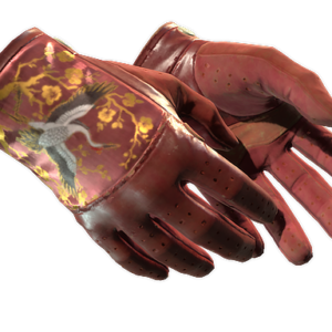 ★ Driver Gloves | Brocade Crane (Well-Worn)