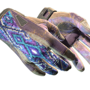 ★ Sport Gloves | Violet Beadwork (Battle-Scarred)