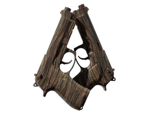 Dual Berettas | Drift Wood (Factory New)