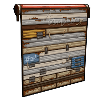 Pixel Garage Door