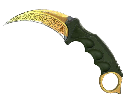 ★ StatTrak™ Karambit | Lore (Well-Worn)