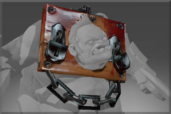Autographed Execution Headclamp of the Black Death