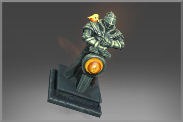 Autographed Knight Statue