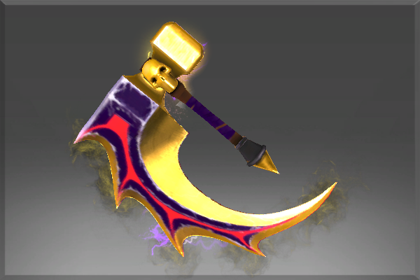 Corrupted Golden Offhand Basher of Mage Skulls