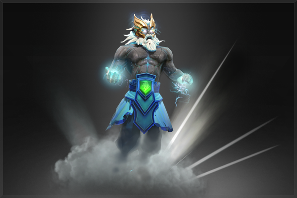Corrupted Tempest Helm of the Thundergod