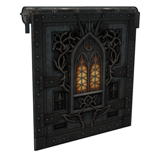 Gothic Veil Garage Door