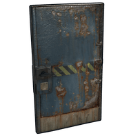 Hazard Metal Door