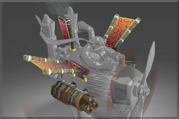 Inscribed Gatling Cannon of the Dragon Emperor